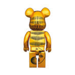 Bearbrick Garfield 100% & 400% Set Gold Chrome Ver. (back)
