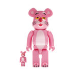 Bearbrick Pink Panther 100% & 400% Set (front)