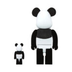 Bearbrick x CLOT Panda 100% & 400% Set (back)